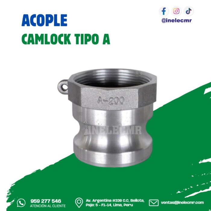 ACOPLE CAMLOCK ALUMINIO- TIPO A - INELEC MR